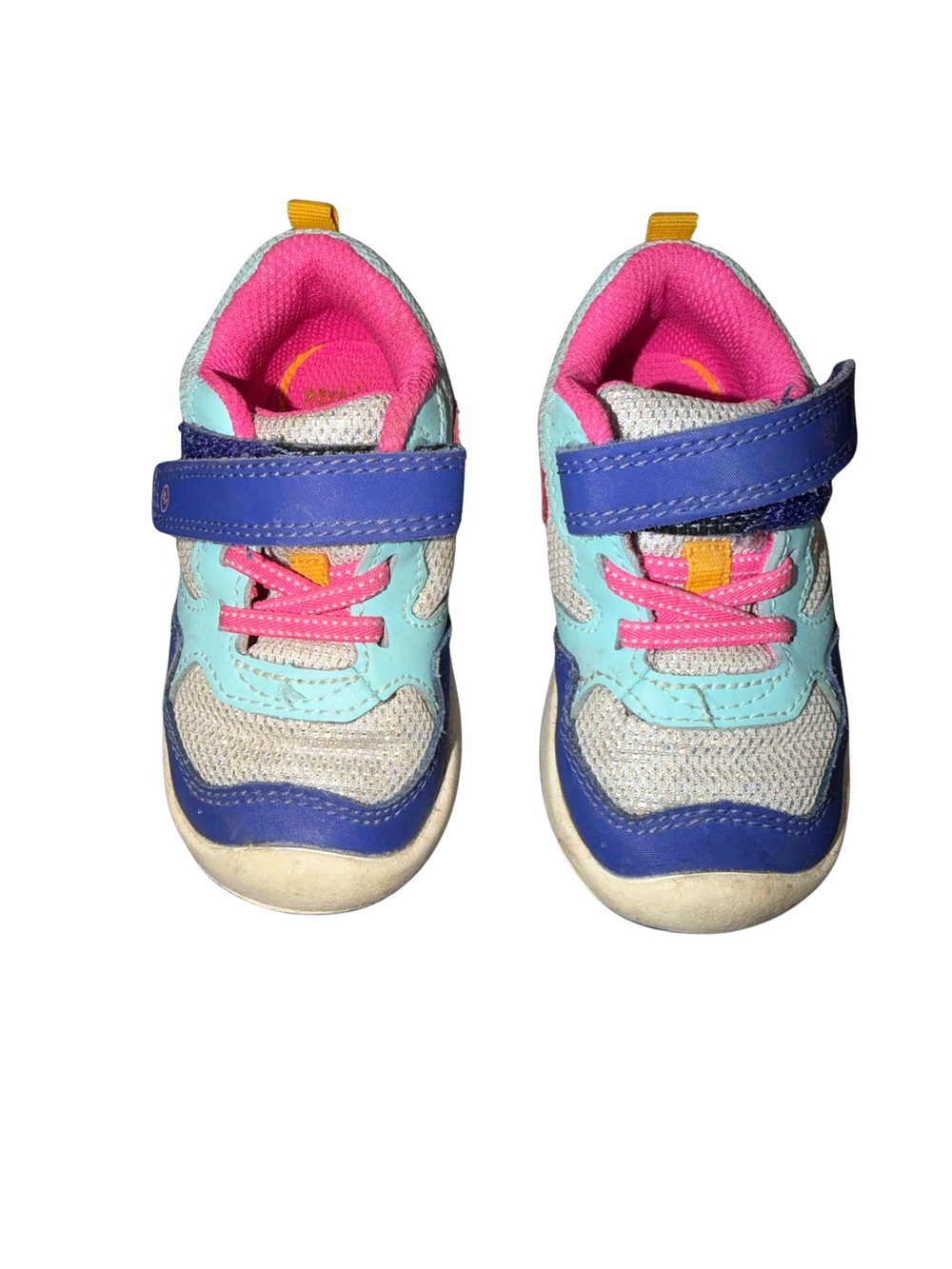 Stride Rite Kids Sneakers in Blue, Pink & Teal